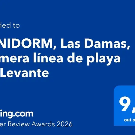 Benidorm, Damas, Primera Linea De Playa De Levante Benidorm